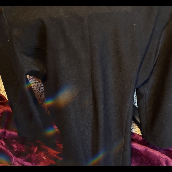 casual corner annex black mid length coat size 8 - Picture 3 of 5